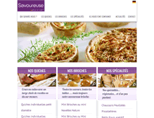 Tablet Screenshot of la-savoureuse.com